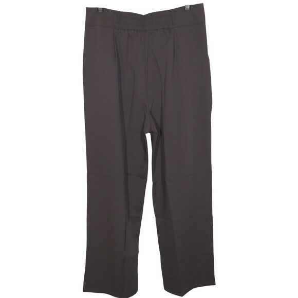 Halara Clay Brown High Waist Zip Double Button Pleated Dress Pants Size Large - Picture 7 of 11